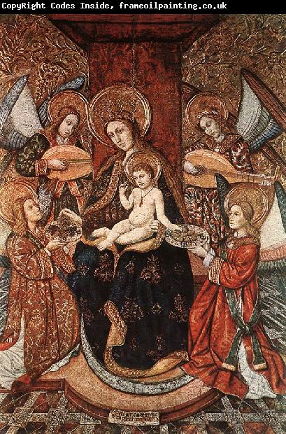 GARCIA, Pere Madonna with Music-Making Angels dfg